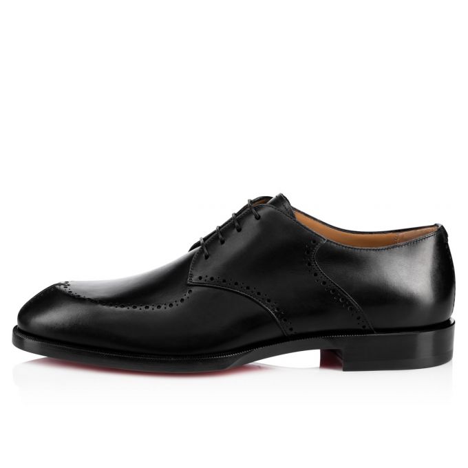 Christian Louboutin A Mon Homme 000 Calf Derby Derby Herren Schwarz | AT-60710