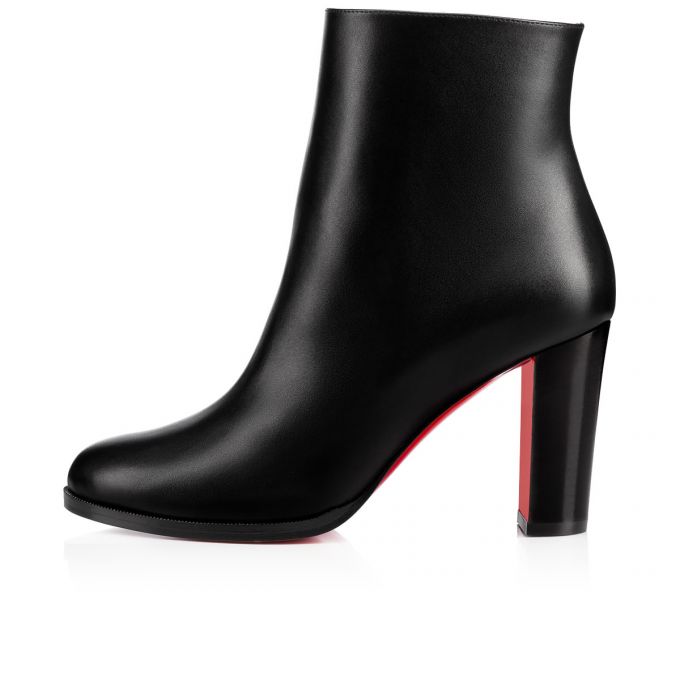 Christian Louboutin Adox 085 85 Lucido Calf Boots Stiefel Damen Schwarz | AT-63449