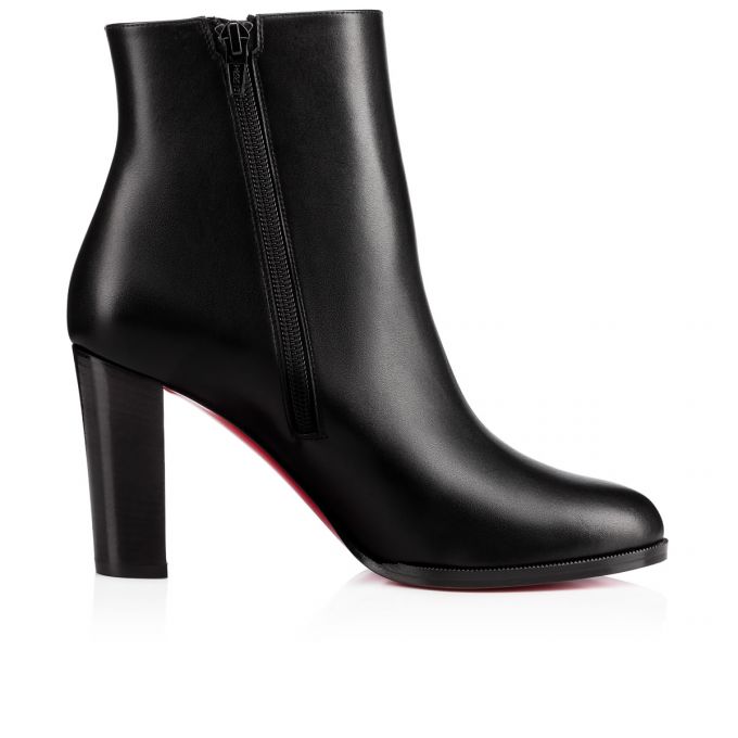 Christian Louboutin Adox 085 85 Lucido Calf Boots Stiefel Damen Schwarz | AT-63449