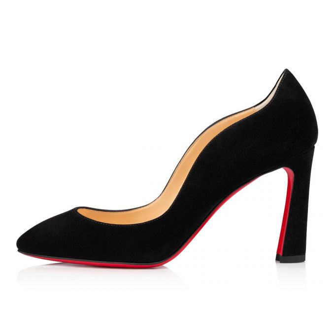 Christian Louboutin Agneska 085 85 Veau Velours Pumps Pumps Damen Schwarz | AT-80913