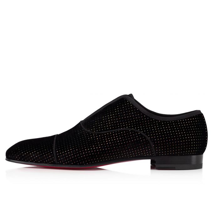 Christian Louboutin Alpha Male Velvet Derby Derby Herren Mehrfarbig | AT-49963