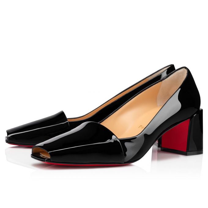 Christian Louboutin Ambretta 55 Lack Pumps Pumps Damen Schwarz | AT-61397