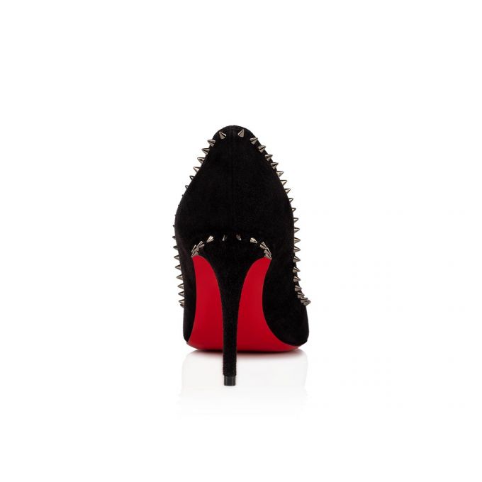 Christian Louboutin Anjalina 085 85 Veau Velours Pumps Pumps Damen Schwarz | AT-08861