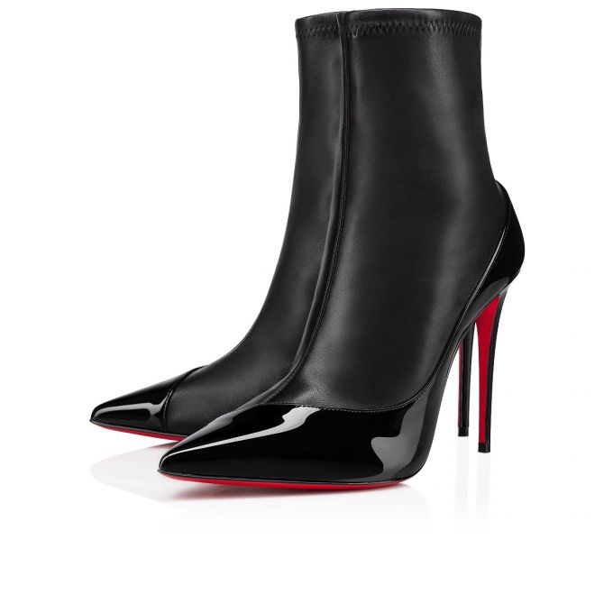 Christian Louboutin Bibooty 100 Nappa Boots Stiefel Damen Schwarz | AT-89968