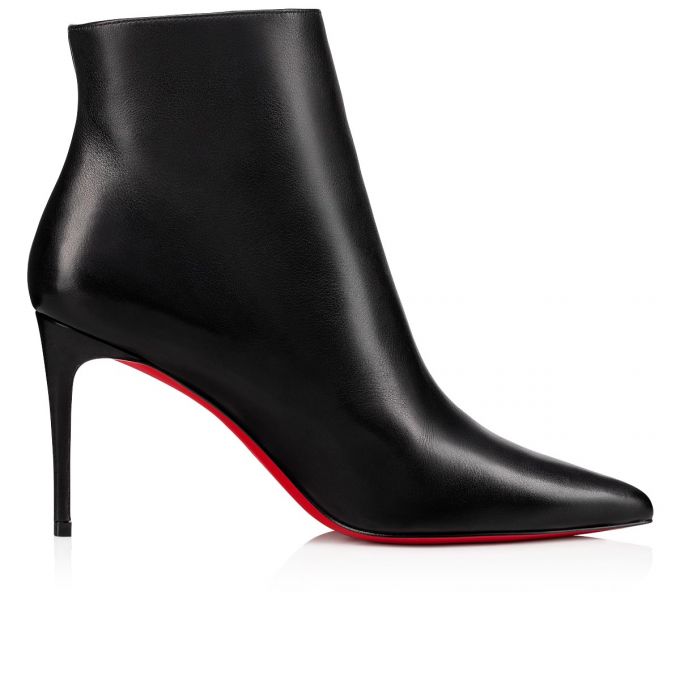 Christian Louboutin Birgikate 85 Calf Boots Stiefel Damen Schwarz | AT-60943