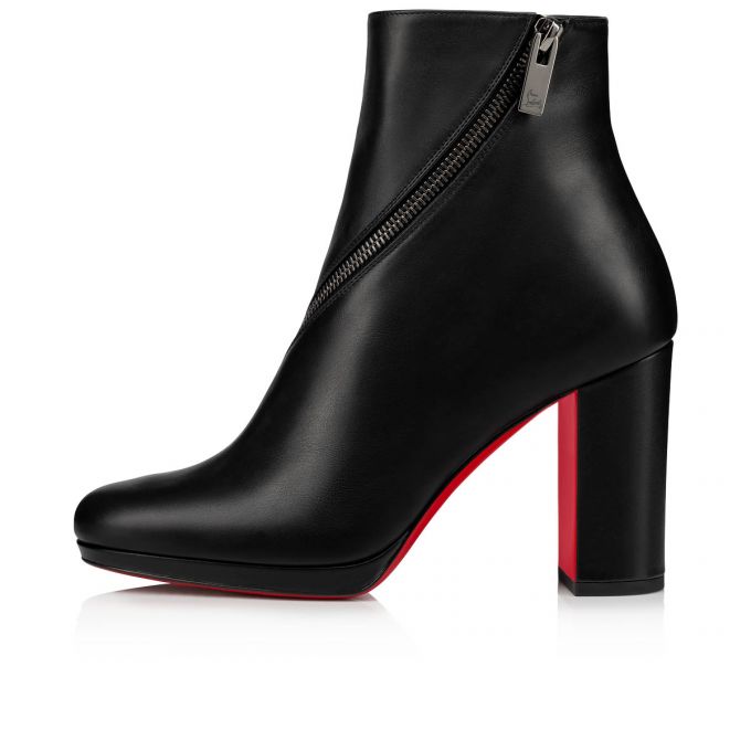 Christian Louboutin Birgitta 100 100 Calf Boots Stiefel Damen Schwarz | AT-02031