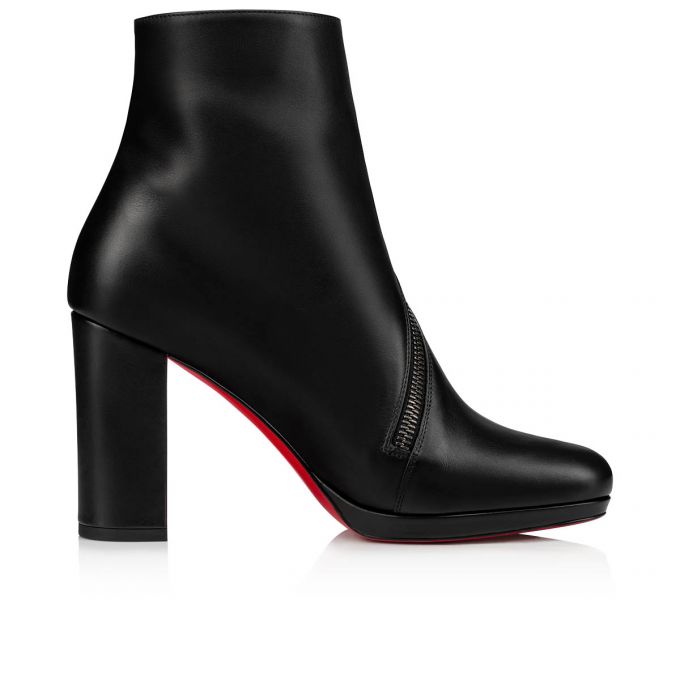 Christian Louboutin Birgitta 100 100 Calf Boots Stiefel Damen Schwarz | AT-02031