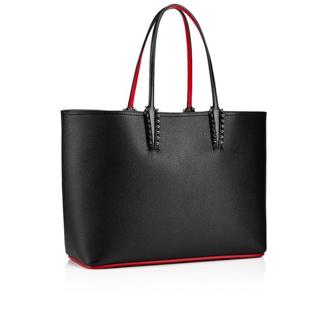 Christian Louboutin Cabata Calf Tote Bags Tragetaschen Damen Schwarz | AT-93788