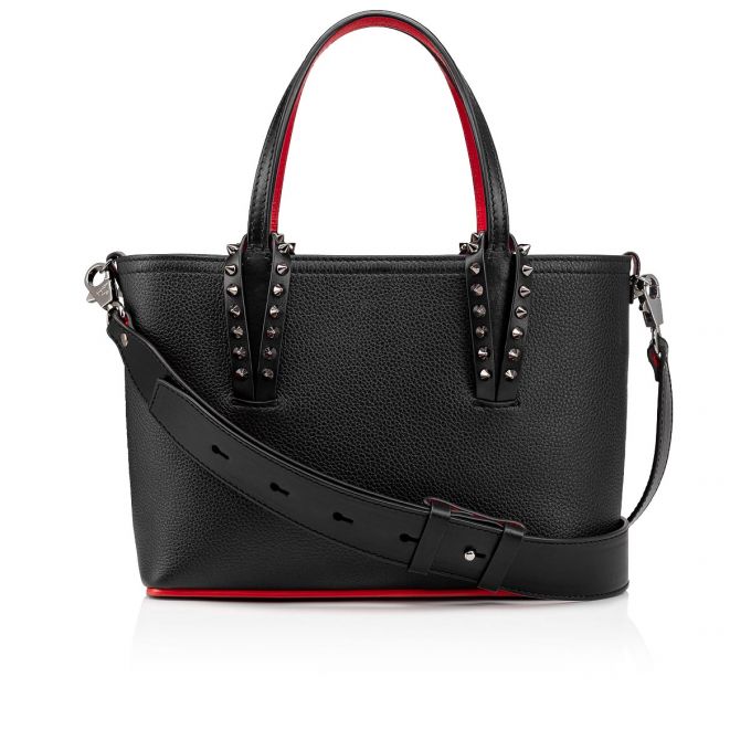 Christian Louboutin Cabata E/W Klassische Leder Tote Bags Tragetaschen Damen Schwarz | AT-93873