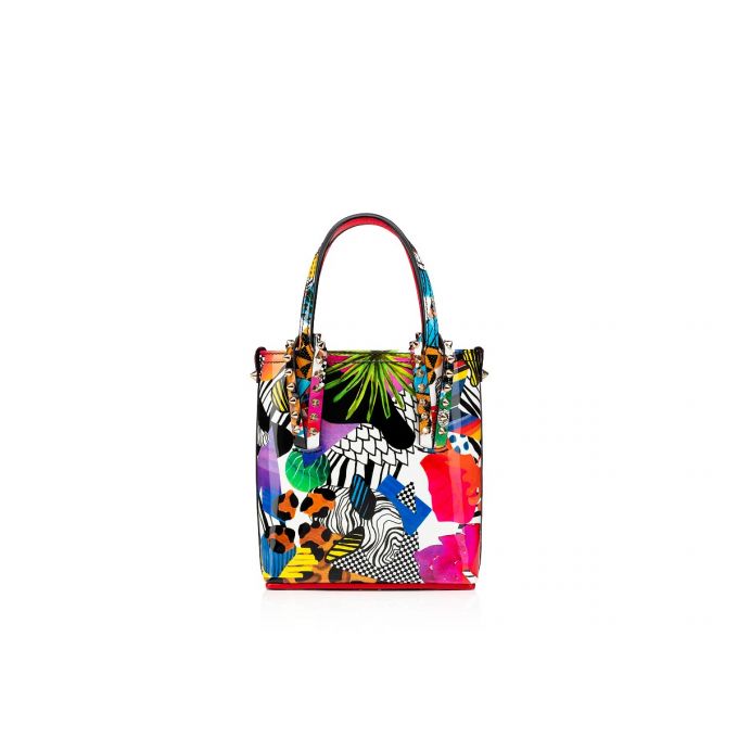 Christian Louboutin Cabata N/S Mini Creative Leder Tote Bags Tragetaschen Damen Mehrfarbig | AT-42118