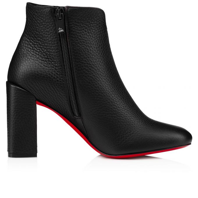 Christian Louboutin Castarika 85 Calf Boots Stiefel Damen Schwarz | AT-57986