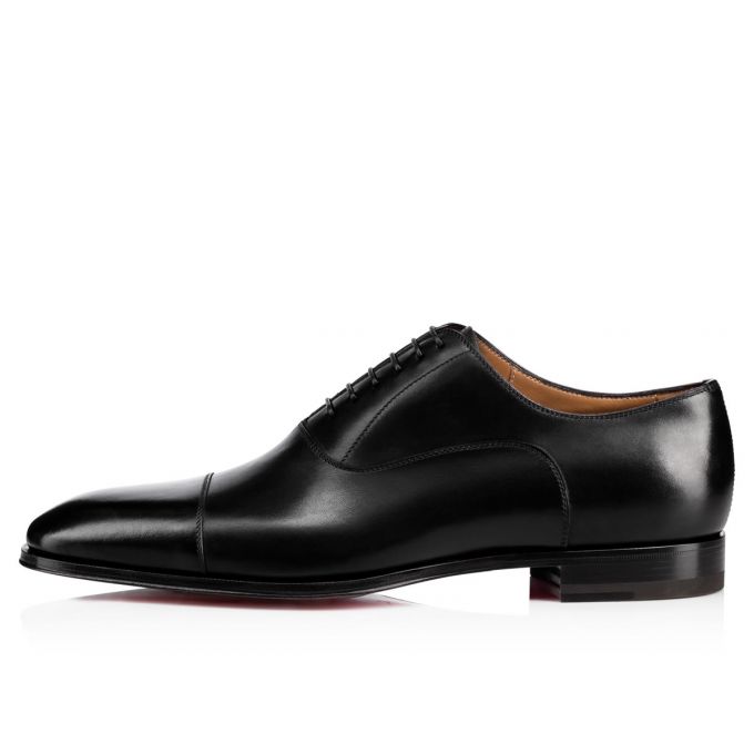 Christian Louboutin Cousin Greg 000 Calf Oxford Oxfords Schuhe Herren Schwarz | AT-26068