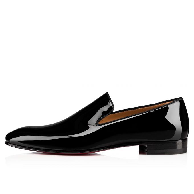 Christian Louboutin Dandelion 000 Lack Loafer Loafers Herren Schwarz | AT-13298