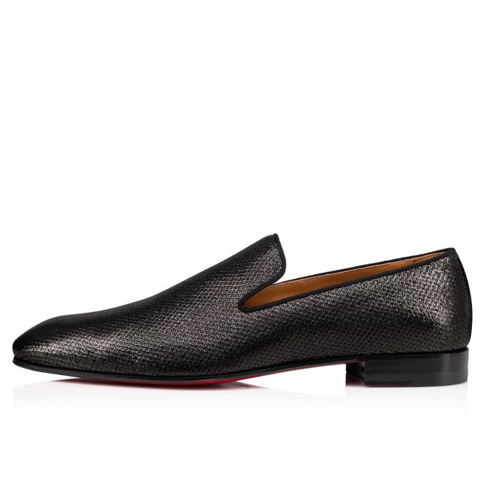 Christian Louboutin Dandelion Creative Fabric Loafer Loafers Herren Schwarz | AT-49893