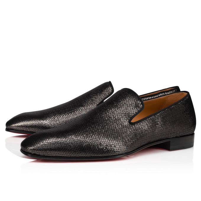 Christian Louboutin Dandelion Creative Fabric Loafer Loafers Herren Schwarz | AT-49893