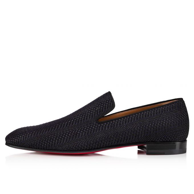 Christian Louboutin Dandelion Creative Fabric Loafer Loafers Herren Schwarz | AT-65072