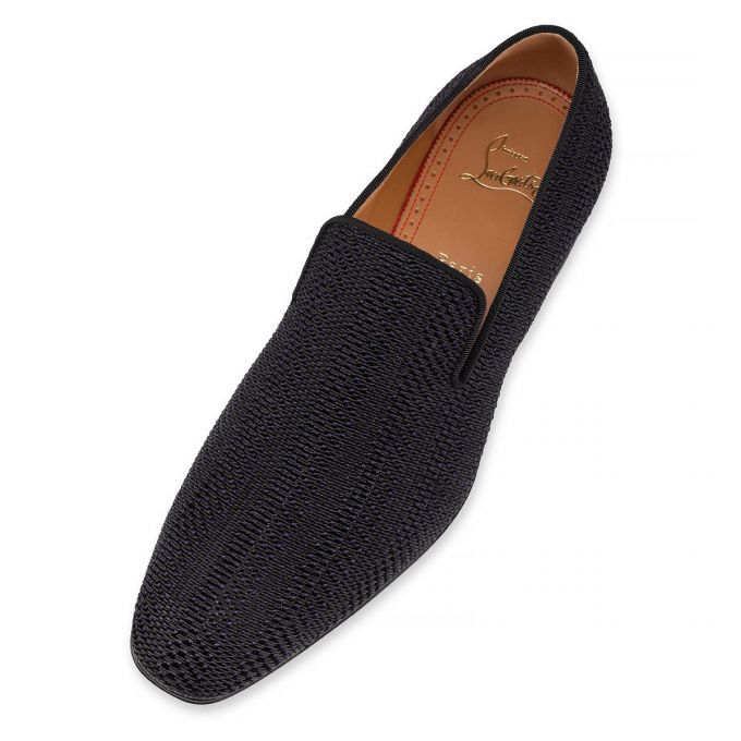 Christian Louboutin Dandelion Creative Fabric Loafer Loafers Herren Schwarz | AT-65072