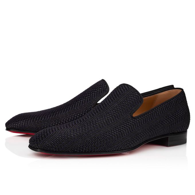 Christian Louboutin Dandelion Creative Fabric Loafer Loafers Herren Schwarz | AT-65072