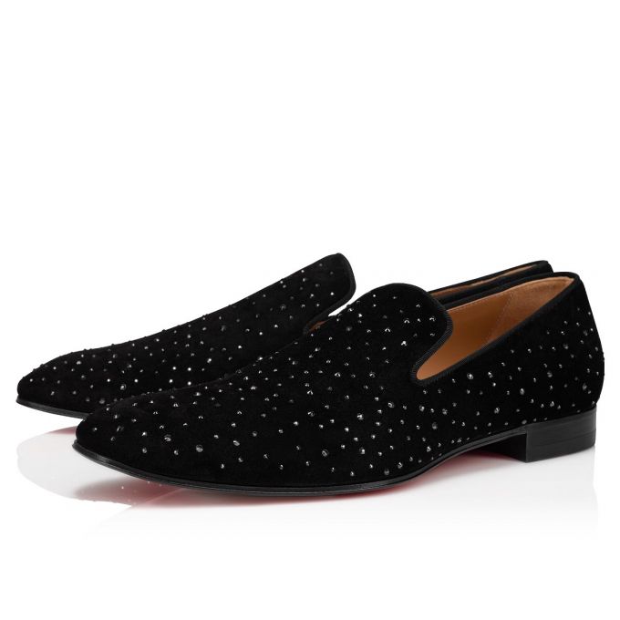 Christian Louboutin Dandelion Creative Leder Loafer Loafers Herren Schwarz | AT-00436