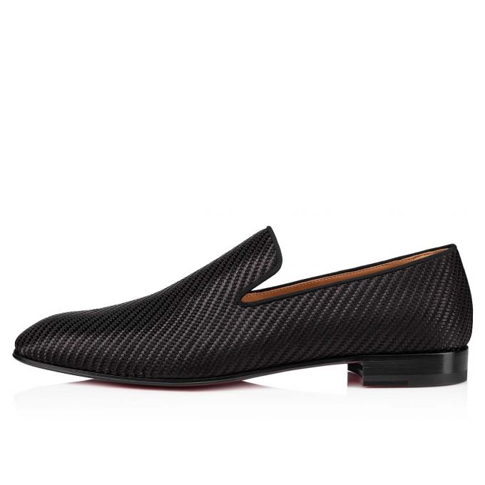 Christian Louboutin Dandelion Fabric Loafer Loafers Herren Schwarz | AT-85669