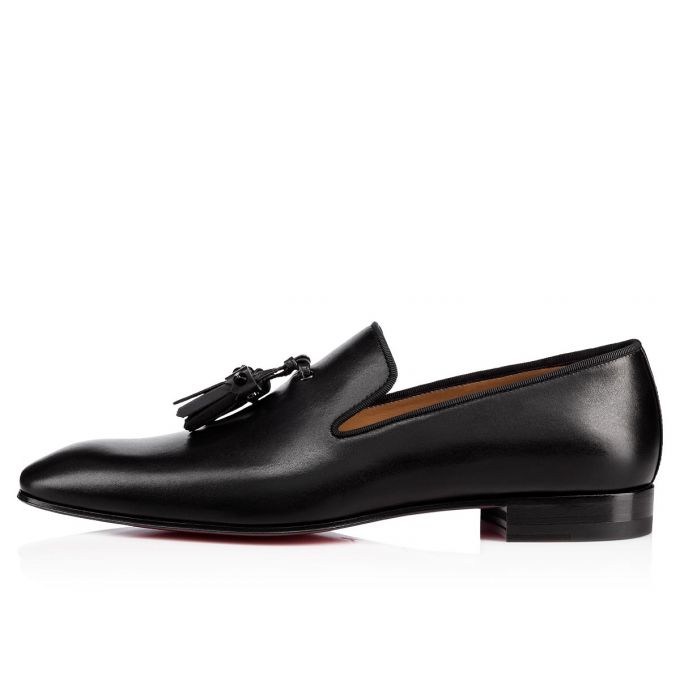 Christian Louboutin Dandelion Tasse 000 Calf Loafer Loafers Herren Schwarz | AT-89448