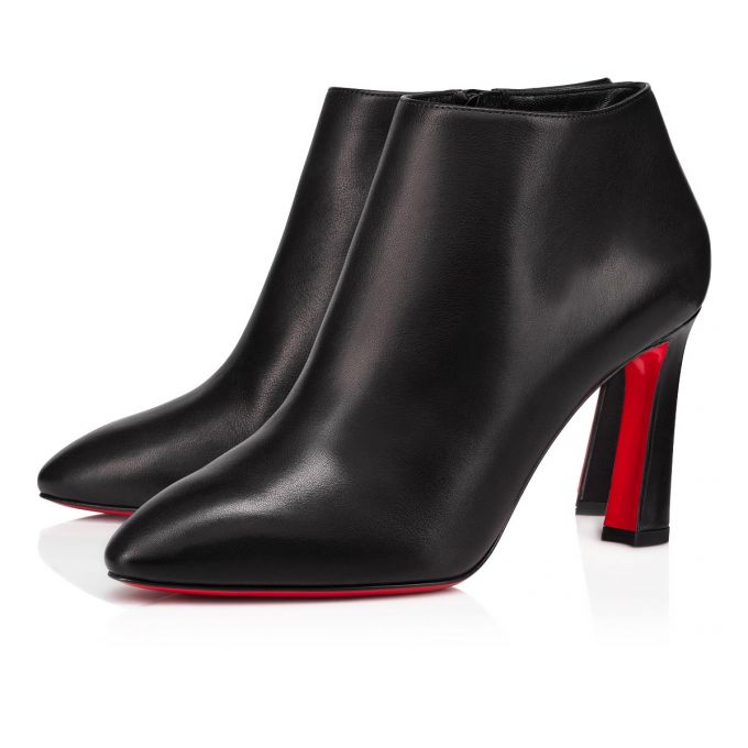 Christian Louboutin Eleonor 85 Calf Boots Stiefel Damen Schwarz | AT-36590