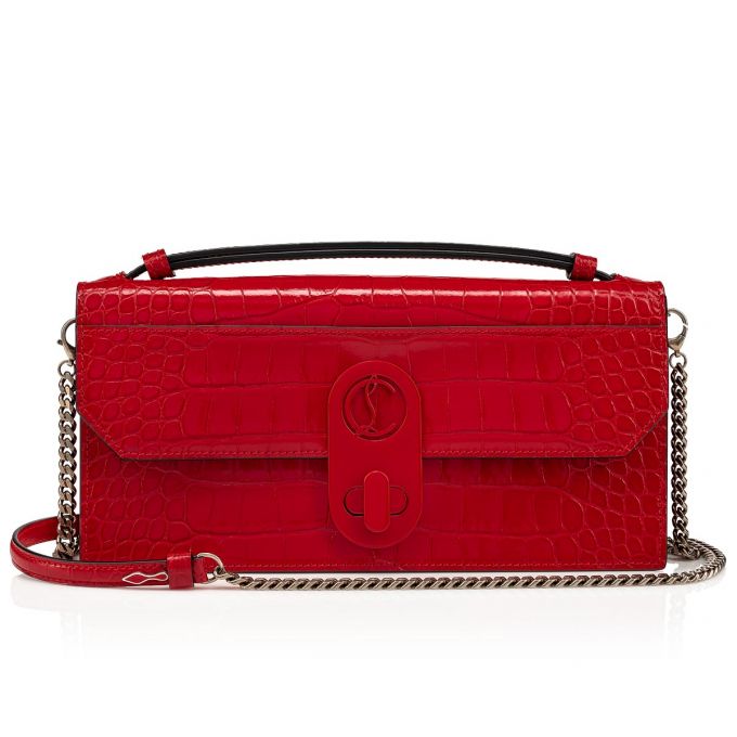 Christian Louboutin Elisa Baguette Creative Leder Pouches Beuteltasche Damen Rot | AT-38859