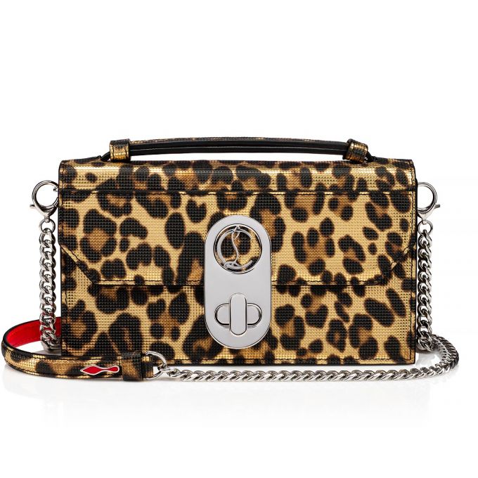 Christian Louboutin Elisa Baguette S Creative Leder Cross Body Bags Cross Body Bags Damen Gold Silber | AT-71105