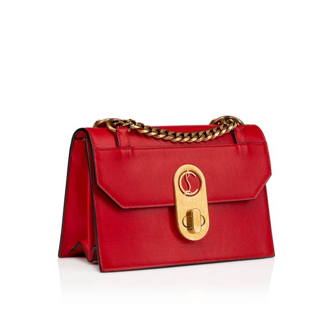 Christian Louboutin Elisa Mini Klassische Leder Cross Body Bags Cross Body Bags Damen Rot | AT-21551