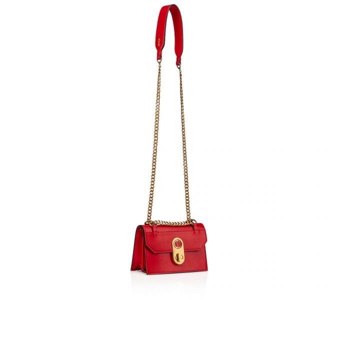 Christian Louboutin Elisa Mini Klassische Leder Cross Body Bags Cross Body Bags Damen Rot | AT-21551