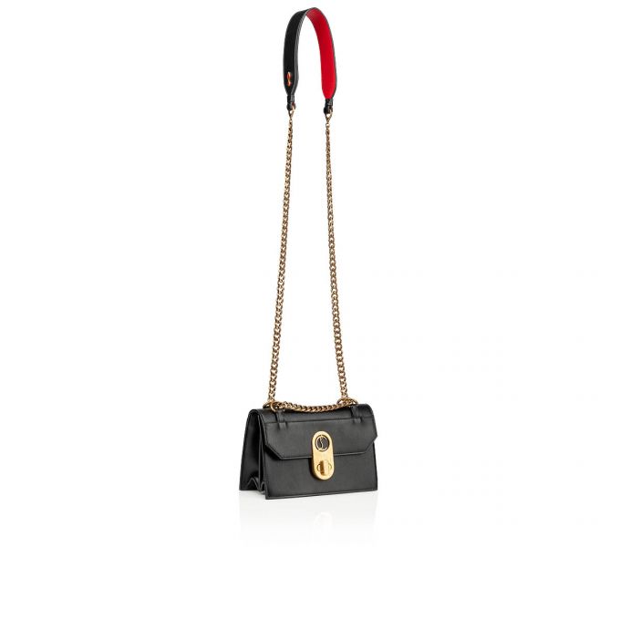 Christian Louboutin Elisa Mini Klassische Leder Cross Body Bags Cross Body Bags Damen Schwarz | AT-71579