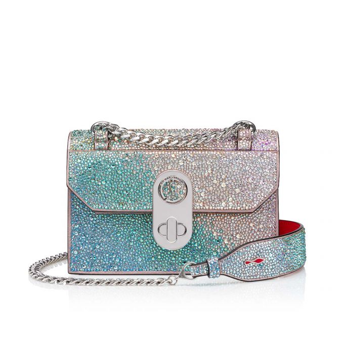 Christian Louboutin Elisa Mini Strass Cross Body Bags Cross Body Bags Damen Rosa Weiß Mehrfarbig Silber | AT-60767