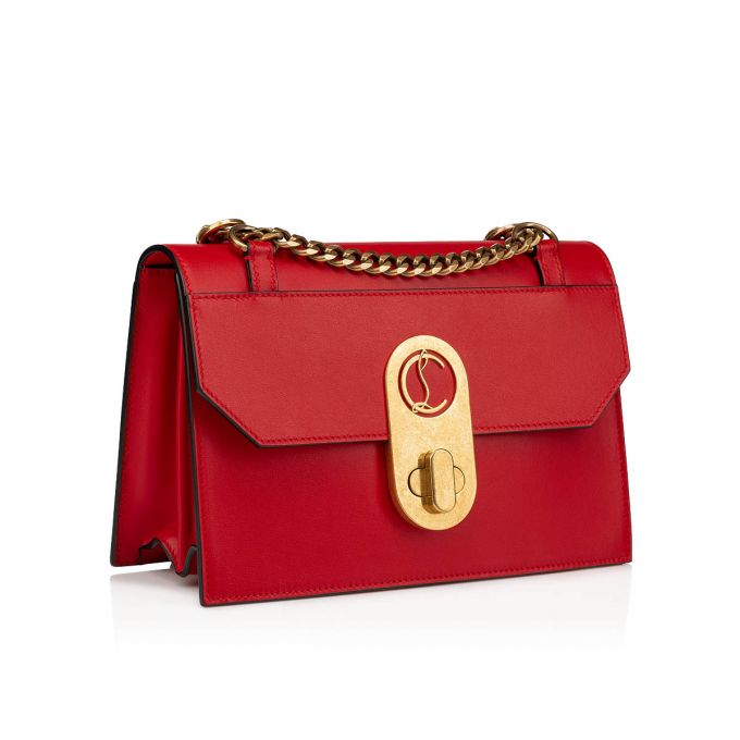 Christian Louboutin Elisa Small Klassische Leder Cross Body Bags Cross Body Bags Damen Rot | AT-26215