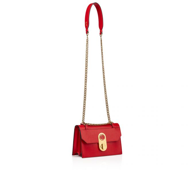 Christian Louboutin Elisa Small Klassische Leder Cross Body Bags Cross Body Bags Damen Rot | AT-26215