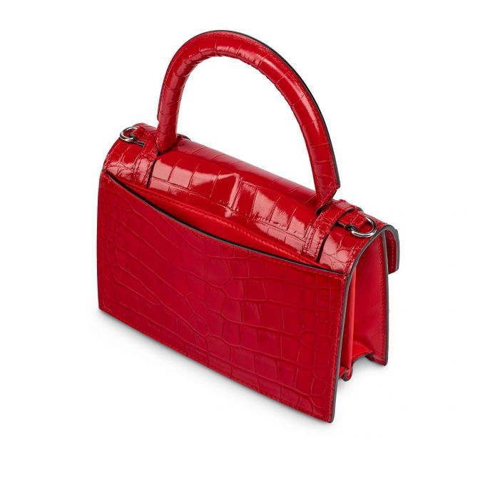 Christian Louboutin Elisa Top Handle S Creative Leder Top Handles Top Handles Damen Rot | AT-41333