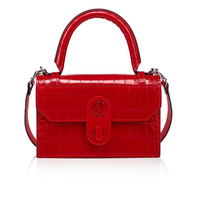 Christian Louboutin Elisa Top Handle S Creative Leder Top Handles Top Handles Damen Rot | AT-41333