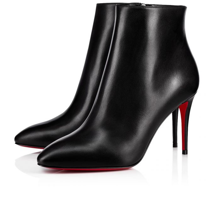 Christian Louboutin Eloise Booty 085 85 Calf Boots Stiefel Damen Schwarz | AT-39813