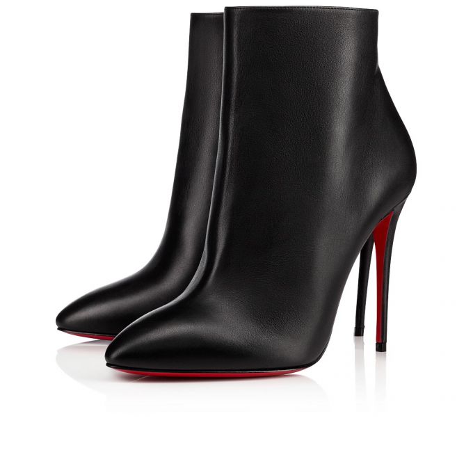 Christian Louboutin Eloise Booty 100 100 Calf Boots Stiefel Damen Schwarz | AT-92181