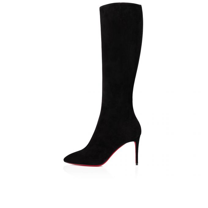 Christian Louboutin Eloise Botta 085 85 Veau Velours Boots Stiefel Damen Schwarz | AT-60602