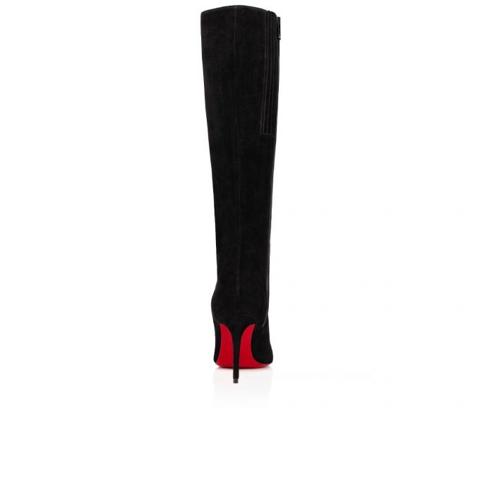 Christian Louboutin Eloise Botta 085 85 Veau Velours Boots Stiefel Damen Schwarz | AT-60602