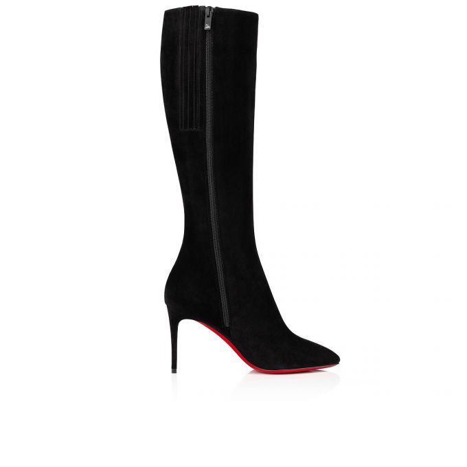 Christian Louboutin Eloise Botta 085 85 Veau Velours Boots Stiefel Damen Schwarz | AT-60602