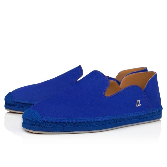 Christian Louboutin Espadon Calf Espadrilles Espadrilles & Sandals Herren Blau | AT-17451