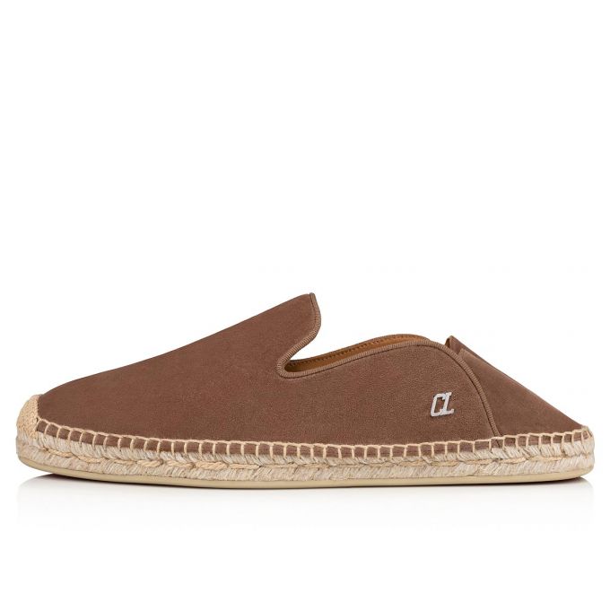 Christian Louboutin Espadon Calf Espadrilles Espadrilles & Sandals Herren Braun | AT-93778