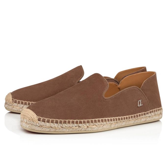 Christian Louboutin Espadon Calf Espadrilles Espadrilles & Sandals Herren Braun | AT-93778