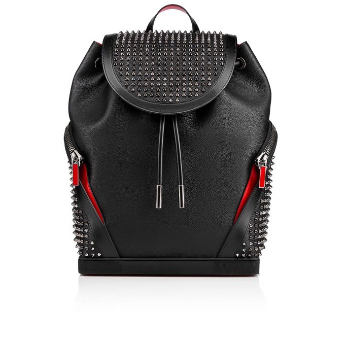 Christian Louboutin Explorafunk Calfskin Backpack Rucksäcke Herren Schwarz Mehrfarbig | AT-29253