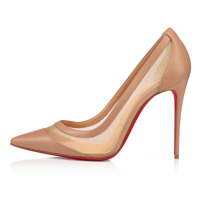 Christian Louboutin Galativi 100 Version Nappa Pumps Pumps Damen Beige | AT-35999