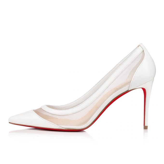 Christian Louboutin Galativi 85 85 Version Klassische Fabric Pumps Pumps Damen Weiß | AT-46846