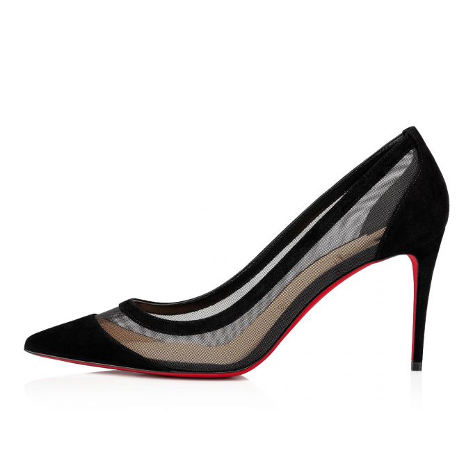 Christian Louboutin Galativi 85 Version Veau Velours Pumps Pumps Damen Schwarz | AT-99787