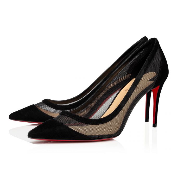 Christian Louboutin Galativi 85 Version Veau Velours Pumps Pumps Damen Schwarz | AT-99787