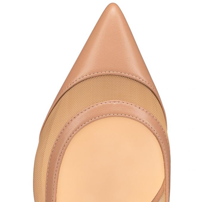 Christian Louboutin Galativi Version Klassische Fabric Flats Flats Damen Beige | AT-90294